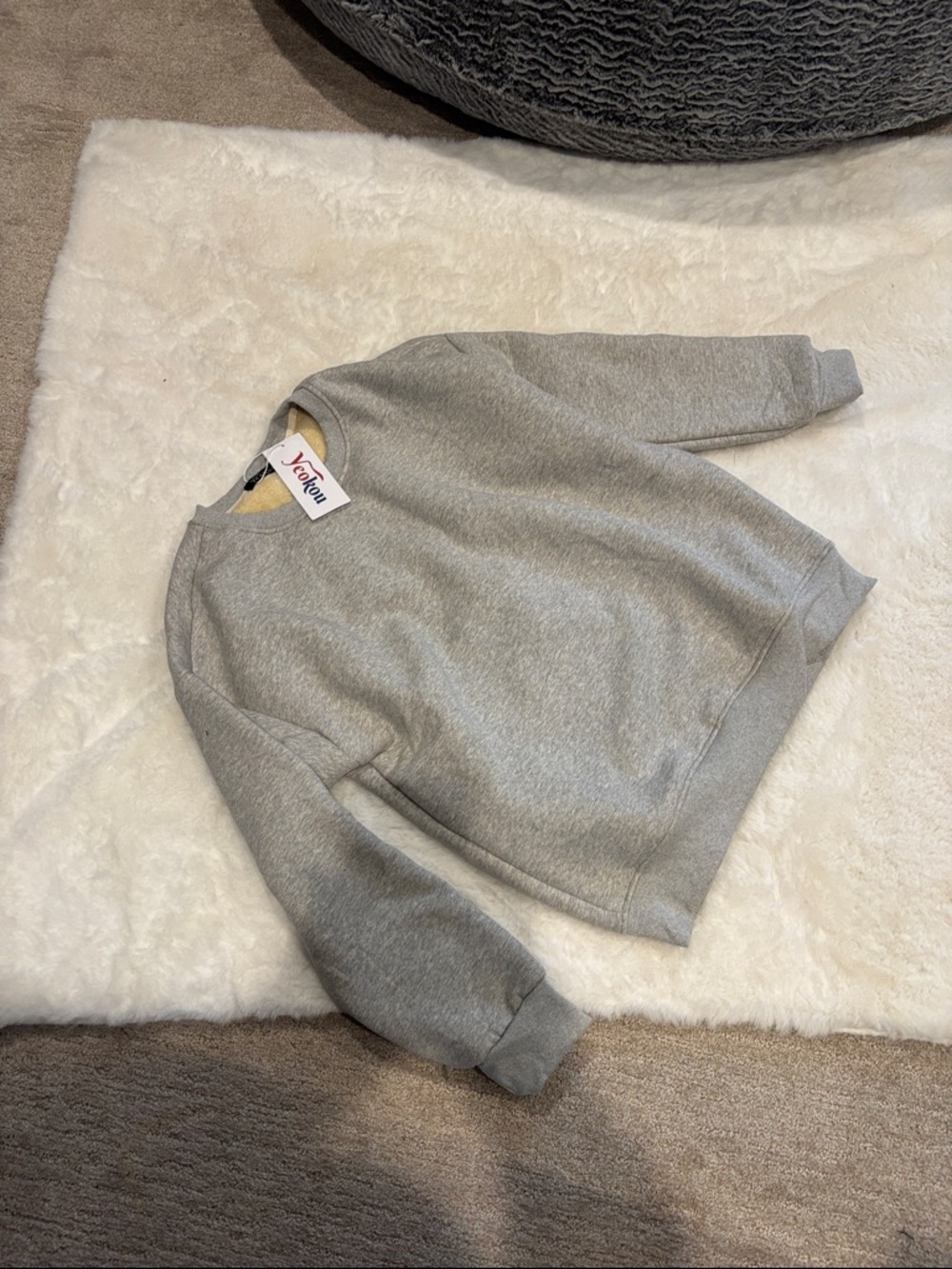 Gray Crewneck Sweatshirt